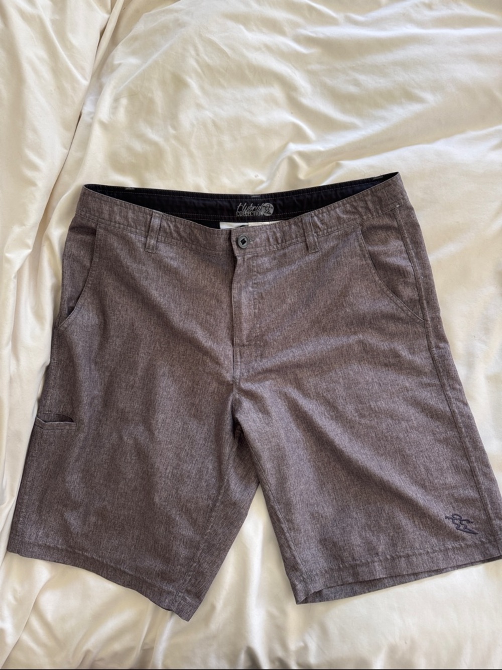Men's Gray Swim Shorts - Classic Summer Style